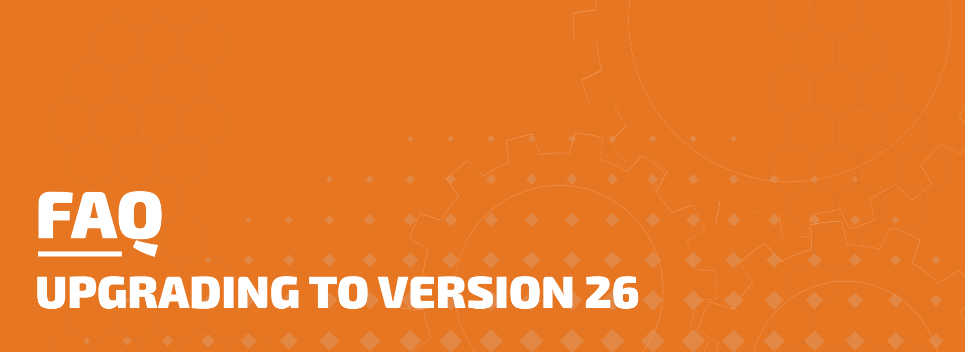 FAQ - Upgrade auf Version 26