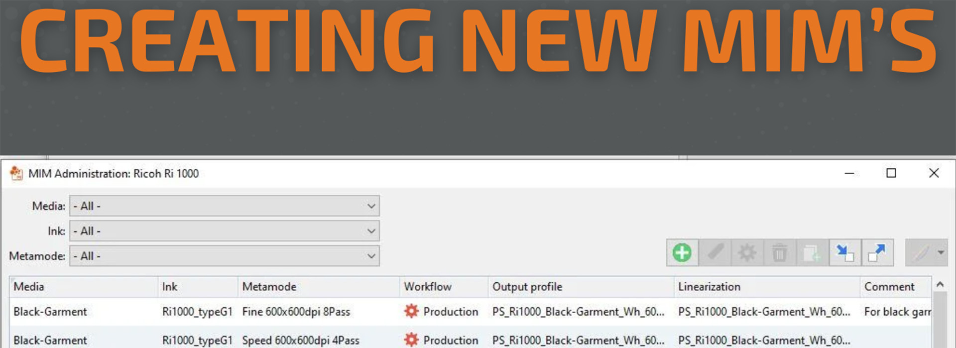 Tips and Tricks for MIM’s – Part 3: Creating new MIM’s