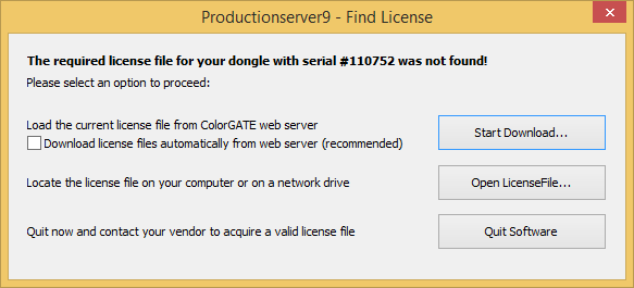 Dongle activation